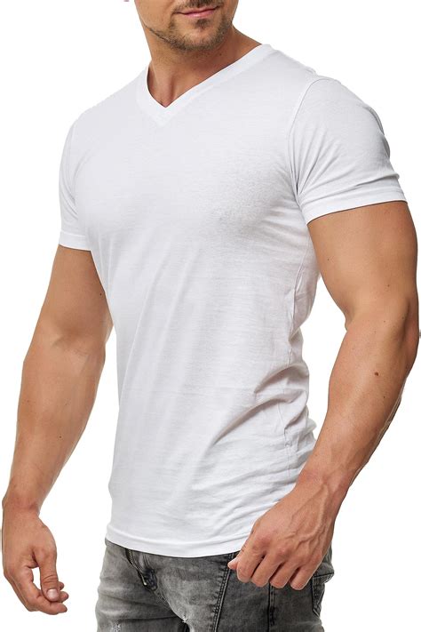 Herren T Shirt Mit V Ausschnitt V Neck