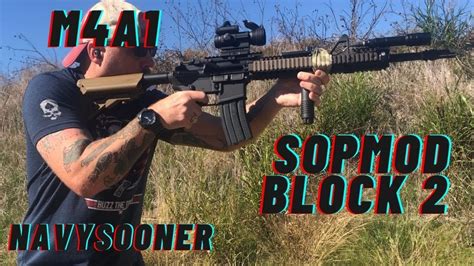 M4a1 Sopmod Block 2 A Navysooner Clone Youtube