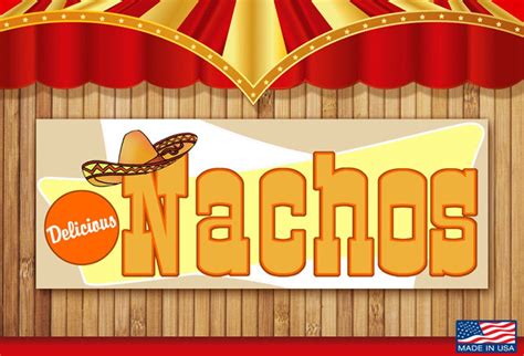 Nachos Concession Stand Banner multiple Sizes Available - Etsy