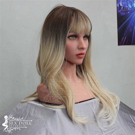 Deluxe Wig Ombre Dark Brown Blonde Long Sex Doll Australia