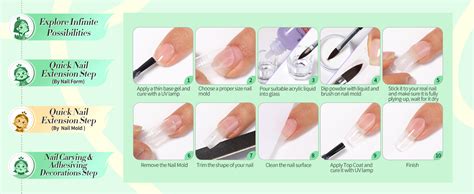 Amazon BORN PRETTY Acrylic Powder Set 36 Colors Acrylic Nail Powder Nude Pink Blue Yellow