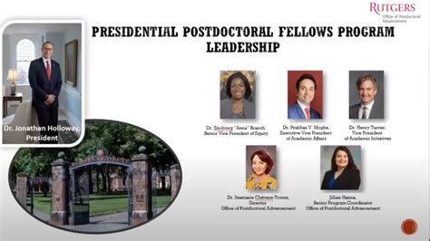 Postdoctoral Fellows Program University Academic Affairs