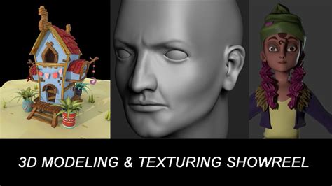 3D Modeling Texturing Showreel YouTube