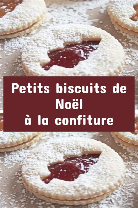 Petits biscuits de Noël à la confiture