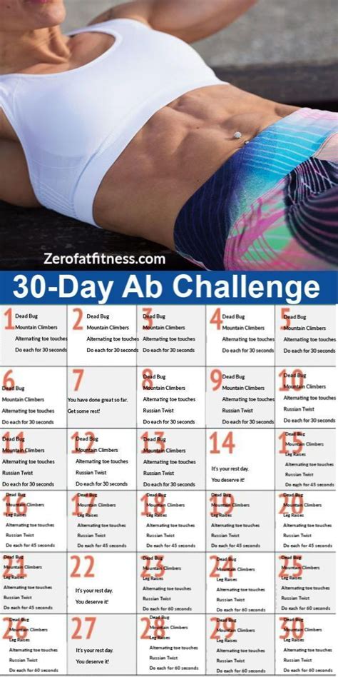 Pin On 30 Day Ab Challenge