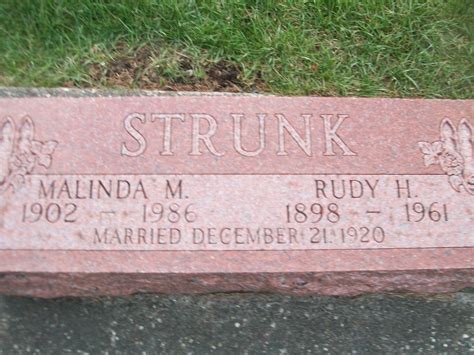 Rudolph Henry “rudy” Strunk 1898 1961 Find A Grave Memorial