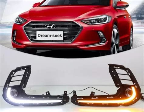 Hyundai Elantra Tapa Neblinero Led Luz Diurna Env O Gratis