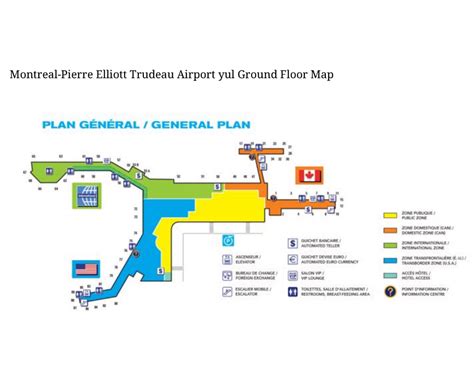 Montreal Airport Map Terminals Parking Gate Car Montreal Airport