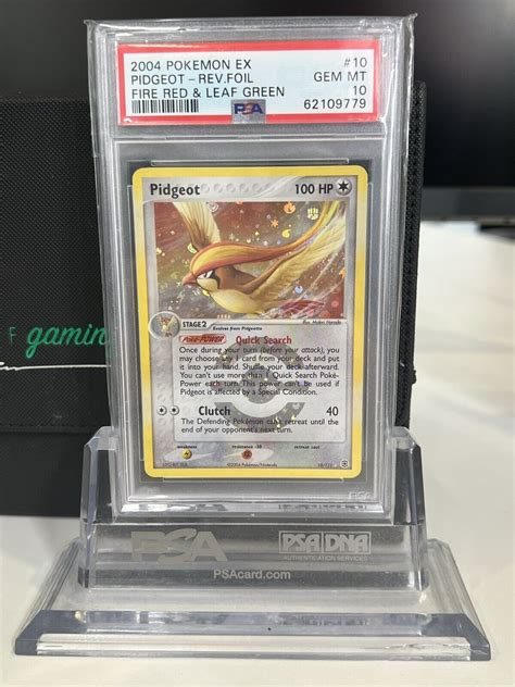 Pidgeot Ex Firered Leafgreen Reverse Holo Price Guide