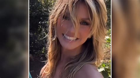 Heidi Klum Turns Up The Heat In Tiny Bikini In Racy Garden Video Bored Panda