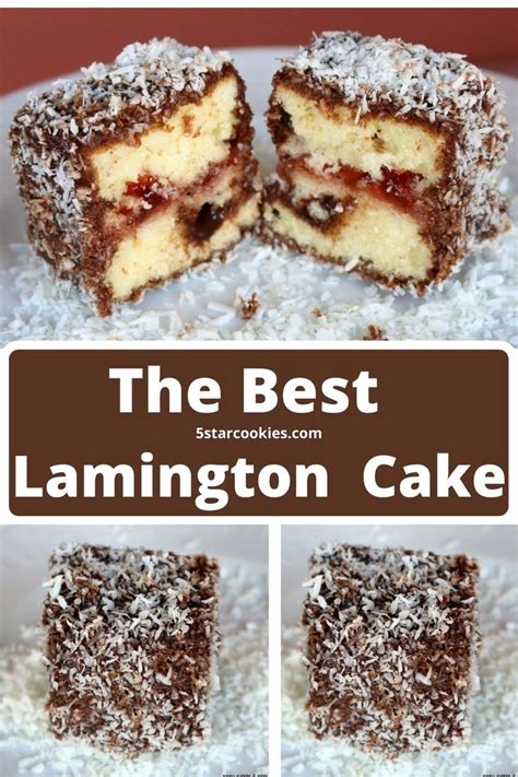 Lamington Australian Coconut Cake 1 Recipe Sponge Cake Delight