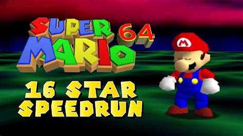 Speedrunning And Then Trying To 100 Super Mario 64 Youtube