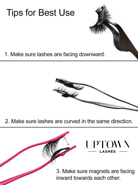 How To Use The Magnetic Eyelash Applicator Tool Uptown Lashes