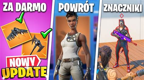 NOWE Fortnite Update Darmowe Przedmioty Sekretne Zmiany Nowe Skiny