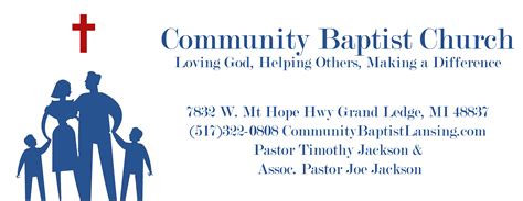 Community Baptist Church of Lansing – The Community Baptist Church of ...