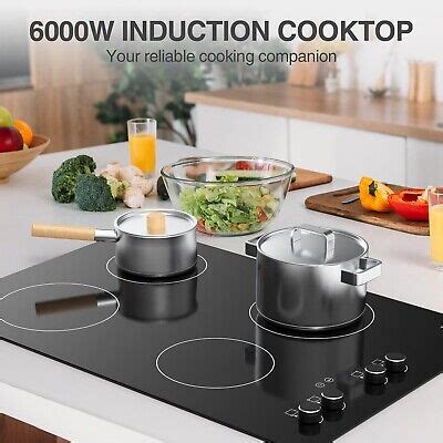 30 In Electric Cooktop 4 Burners Induction Cooktop Electric Stovetop ...