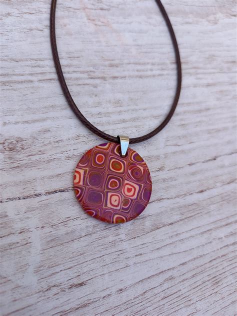 Polymer Clay Necklace - Etsy