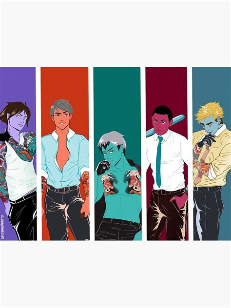 "Team Inarizaki Yakuza Haikyuu" Photographic Print by Spicyamburrito ...