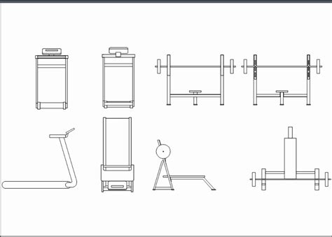 Aparato Para Gimnasios En AutoCAD Descargar CAD 26 24 KB Bibliocad