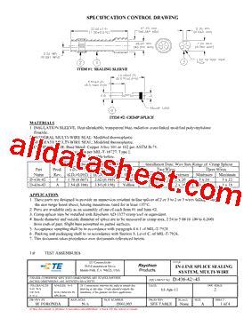 D 436 42 Datasheet PDF PANDUIT CORP