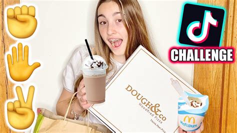 TIK TOK ROCK PAPER SCISSORS WITH BROOKE FOOD CHALLENGE YouTube