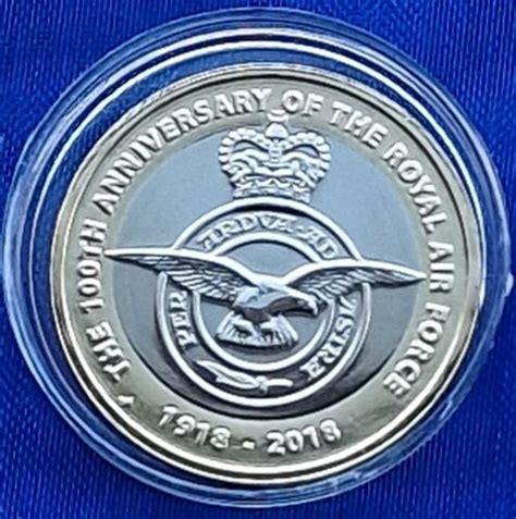 Raf Centenary Badge Uncirculated Two Pound Coin From Collectors