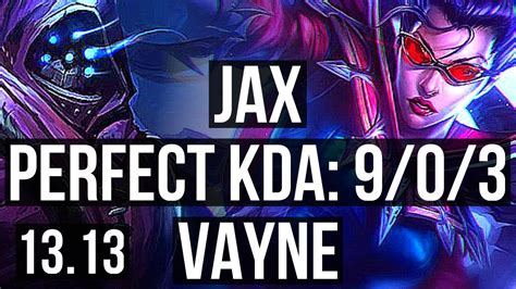 JAX Vs VAYNE TOP 9 0 3 1 8M Mastery 700 Games Legendary EUW