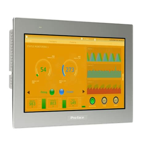 PFXST6600WAD 12 W Touch Panel Display 2COM 2Ethernet USB Host