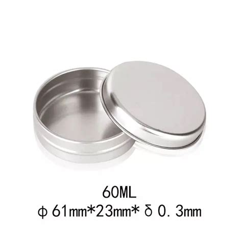 Pcs Mm Ml Aluminium Tin Cosmetic Jars Metal Cream Jars Cans