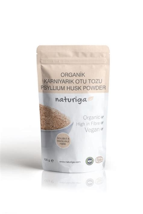 Naturiga Org Karn Yar K Otu Tohumu Tozu Psyllium Husk Gr