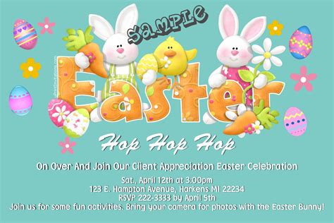 Easter Egg Hunt Invite Wording