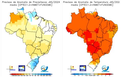 Inmet Divulga Boletim Agroclimatológico Para Julho Agosto E Setembro