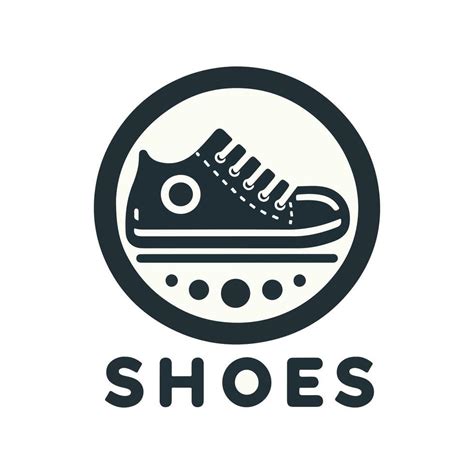 Simple Black And White Shoe Shop Logo Template 48065967 Vector Art At