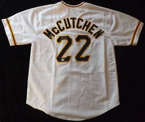 Lot Detail - ANDREW McCUTCHEN SIGNED PIRATES JERSEY