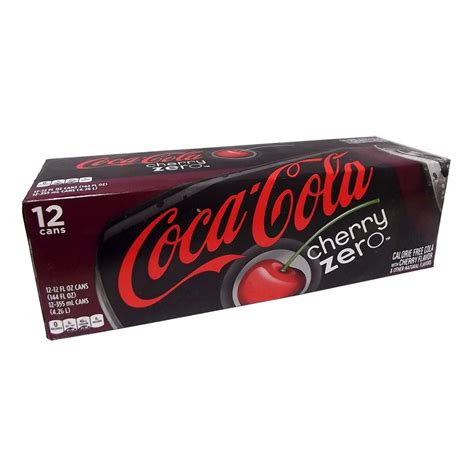 Refresco Coca Cola Zero Cherry 12 Latas De 355 Ml C U Walmart