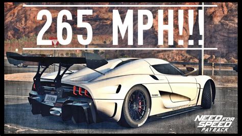 NFS Payback FASTEST CAR FULLY UPGRADED KOENIGSEGG REGERA YouTube