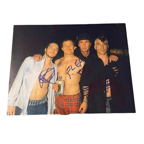 At Auction Red Hot Chili Peppers Rhcp Fully Signed Photograph Certified