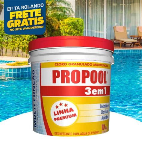 Cloro Piscina Propool Em Multfunc Kg Hidroall Cloro Para Piscina