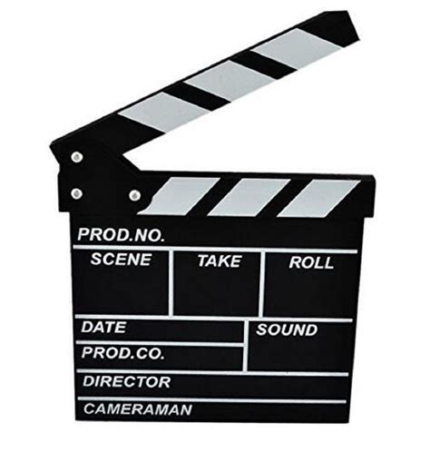 Wendin Wooden Clapboard Director Film Movie Slateboard Clapper Board ...