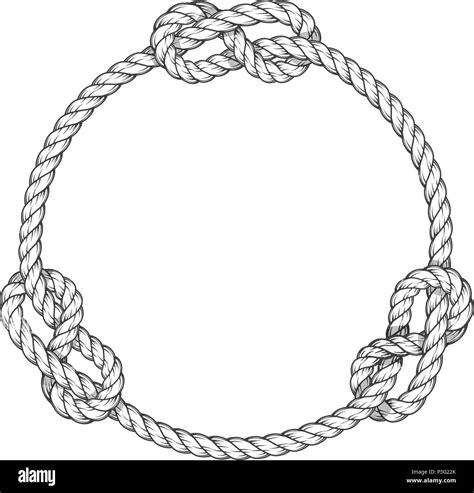 Nautical Rope Circle