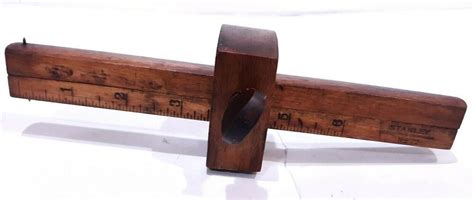 Antique Stanley 72 Wood Wooden Double Scribe Marking Gauge Stanley