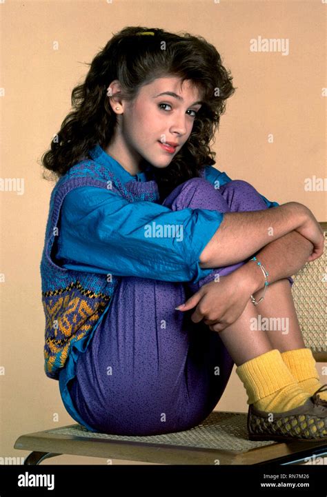 ALYSSA MILANO, WHO'S THE BOSS?, 1984 Stock Photo - Alamy