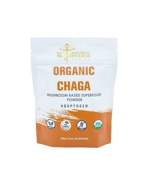 Chaga Mushroom Extract Powder Organic 100g Etsy