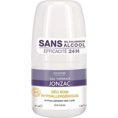 Jonzac Déodorant Soin Hypoallergénique Roll On Bio 50ml