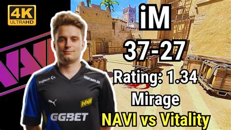 Navi Im Vs Vitality Mirage Iem Cologne Cs Pov Youtube