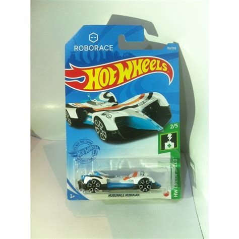 Jual Hot Wheels HW Green Speed Mini Collection Roborace Robocar White By MATTEL