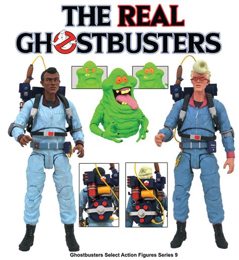 The Real Ghostbusters Slimer, Egon and Winston Figures from DST Ghostbusters Series 9 - The ...