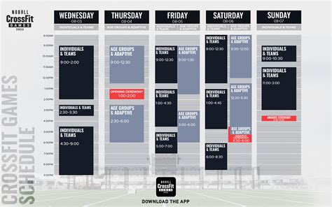 2024 Crossfit Games Schedule India Hedda Krissie