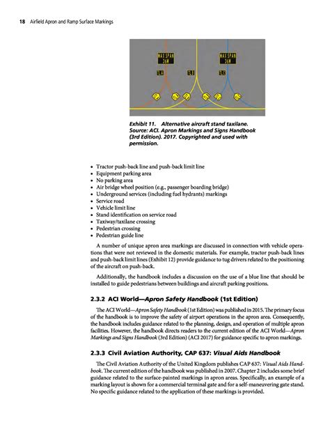 Chapter Literature Review Guideline Material For Airfield Markings