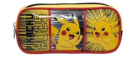 Lapicera Pikachu Pokemon Ruz Original 1 Compartimento Meses sin interés